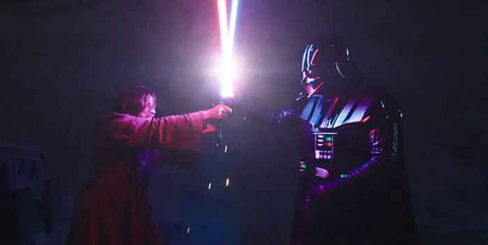 Obi Wan Kenobi vs Darth Vader serie TV